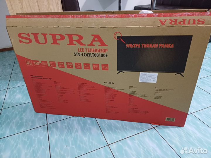 Телевизор supra 43