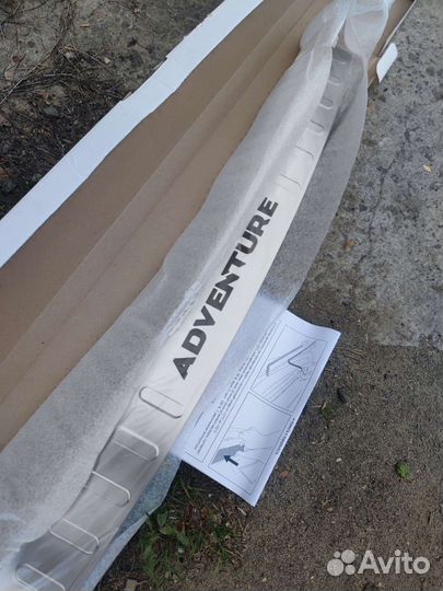 Накладка на задний бампер renault duster