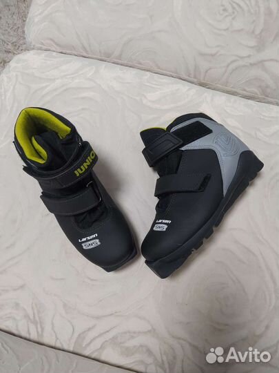 Лыжные ботинки детские, размер 33