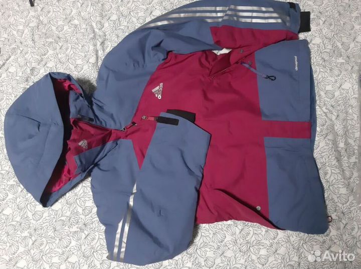 Зим.Тренерская куртка Сб.Россия adidas р.44-46.48