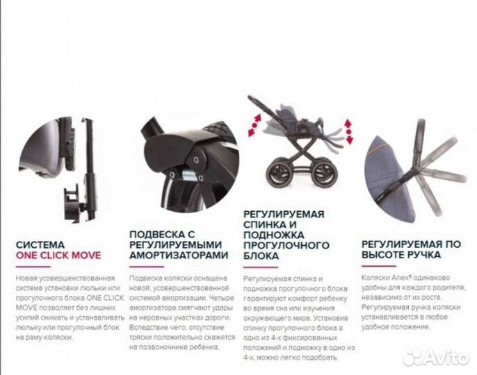 Коляска anex cross 3 в 1