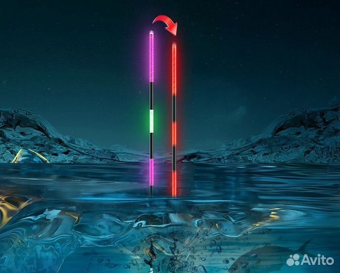 Светящийся поплавок с индикатором поклёвки