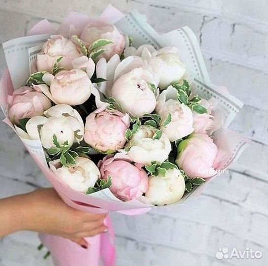 Пионы Букет пионов Доставка цветов