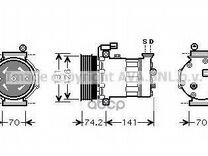 Rover 25 Rover 45 00-04 компрессор кондиц (AV