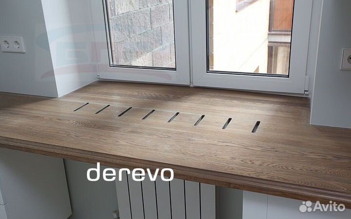 Деревянные подоконники на заказ