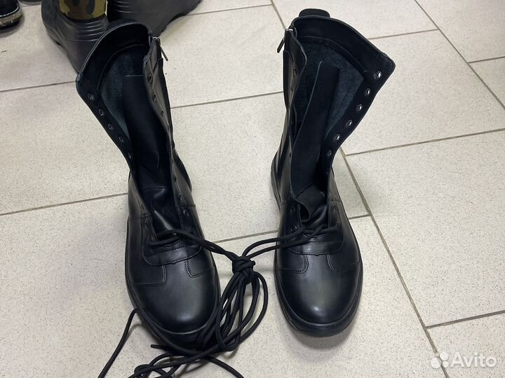 Берцы летние кожаные облегчённые