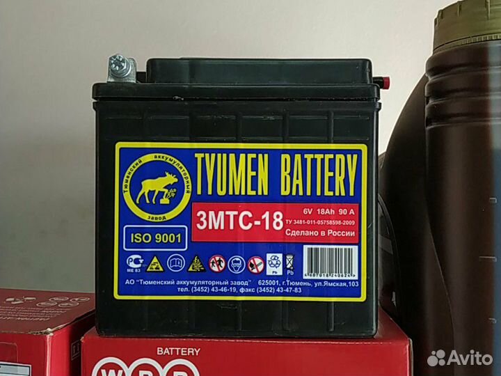 Аккумулятор 3МТС-18