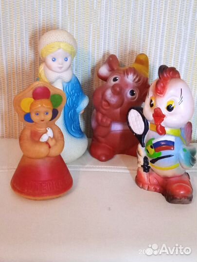 Игрушки редкие резиновые