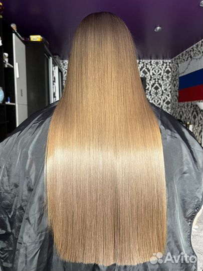 Кератиновое выпрямление