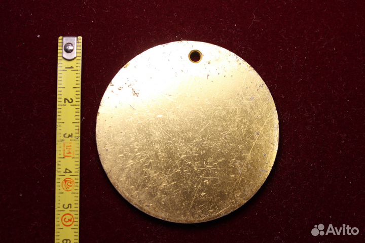 Памятная настольная медаль 25 лет заводу 1967 СССР