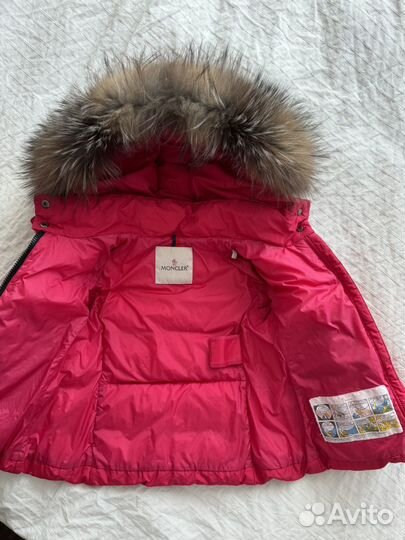 Пуховый костюм moncler детский 5 anni