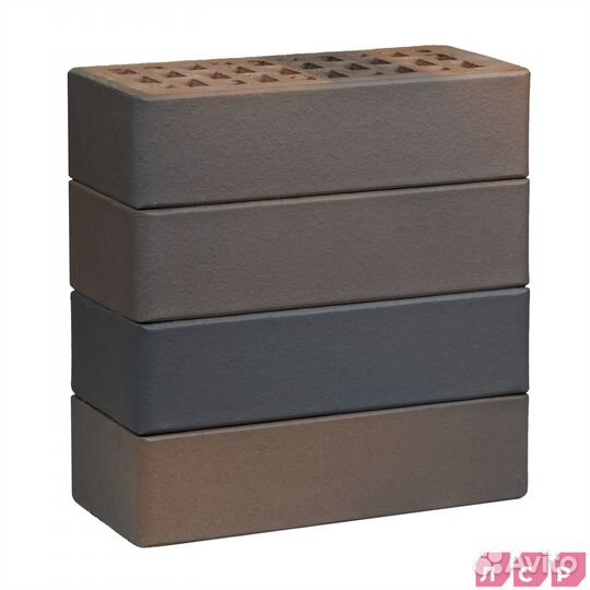 Кирпич облицовочный светло-коричневый флэш ультра