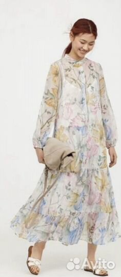 Платье летнее женское шифоновое H&M