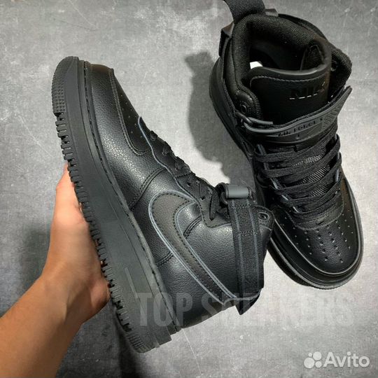 Кроссовки зимние Nike Air Force mid с мехом