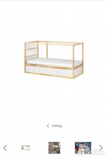 Продам кровать икея кюра 2-х уровневую