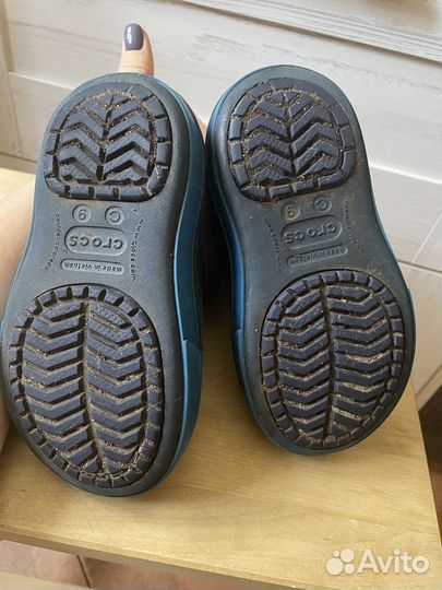 Сапожки crocs c 9