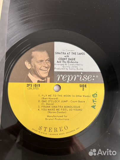 Пластинка Frank Sinatra-Sinatra AT The Sands 2 LP