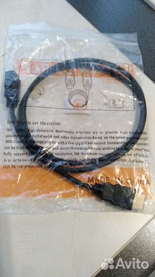 Кабель hdmi 1m