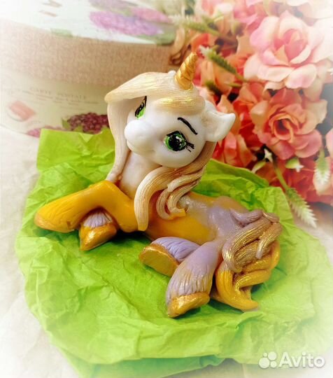 Мыло ручной работы дракончик, мишка, единорожка