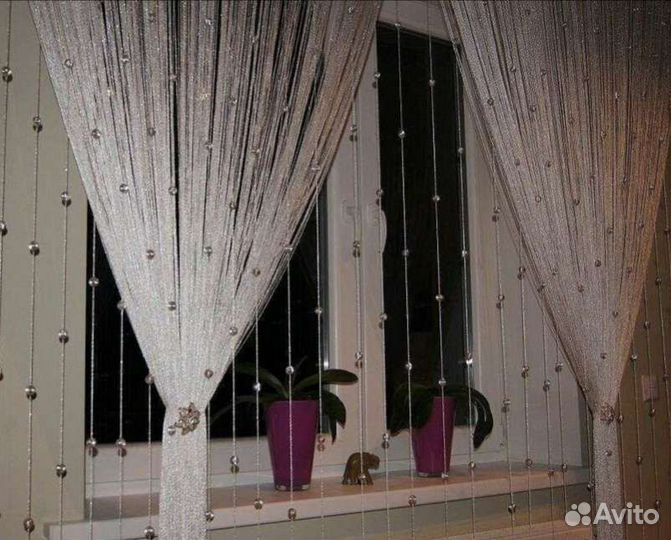 Шторы, тюль, кисея, нити