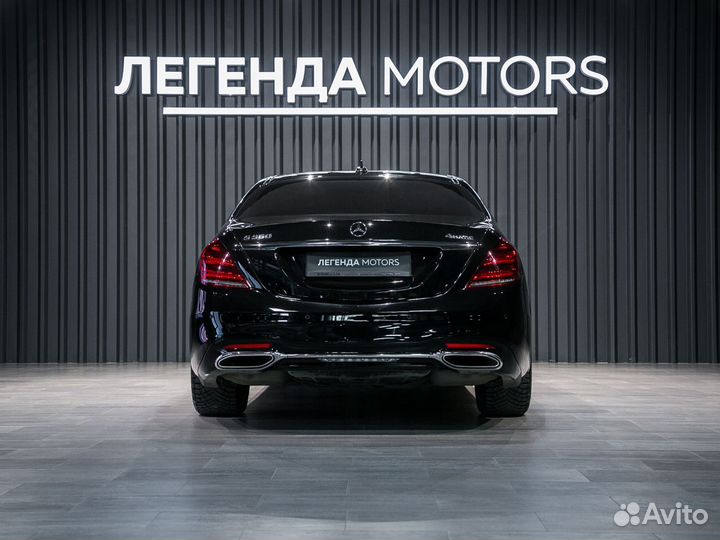 Mercedes-Benz S-класс 4.0 AT, 2018, 38 000 км