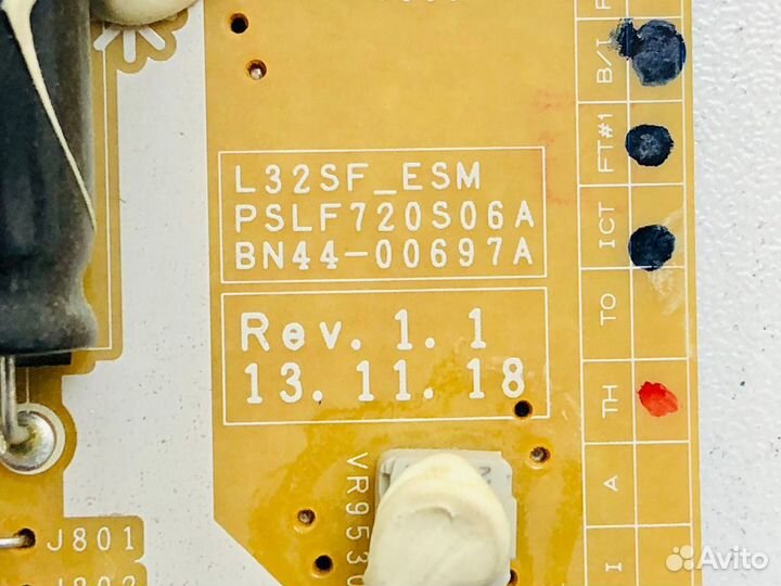 Блок питания bn44-00697a Samsung UE32H6500Ak