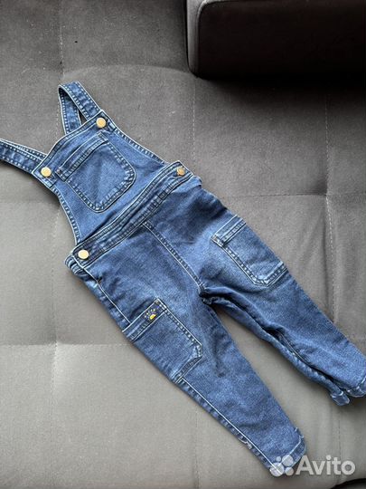 Джинсовый комбинезон 18-24