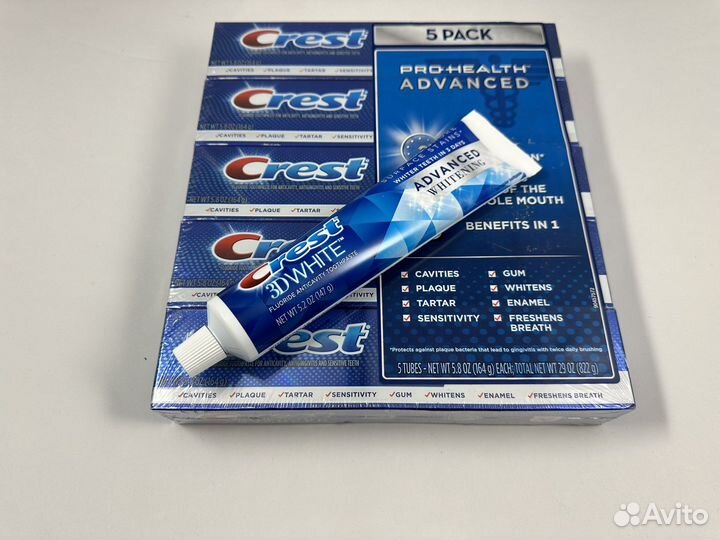 Зубная паста Crest 3D White USA 147грамм