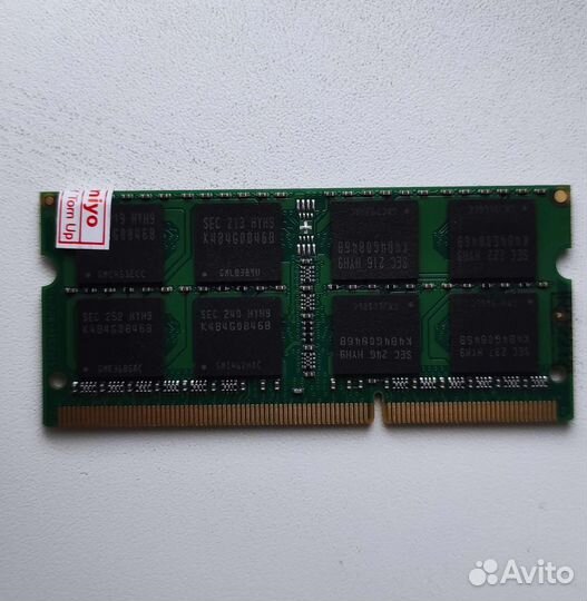 Оперативная память 8GB ddr3l SO-dimm(чипы Hynix)