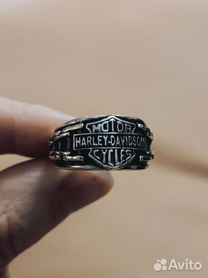 Harley-Davidson Мужской перстень серебро
