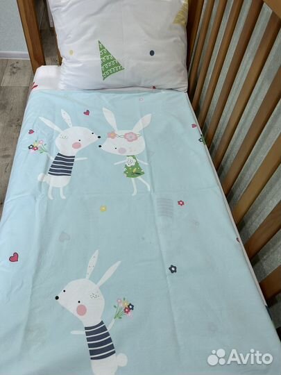 Постельное белье в детскую кроватку 120х60