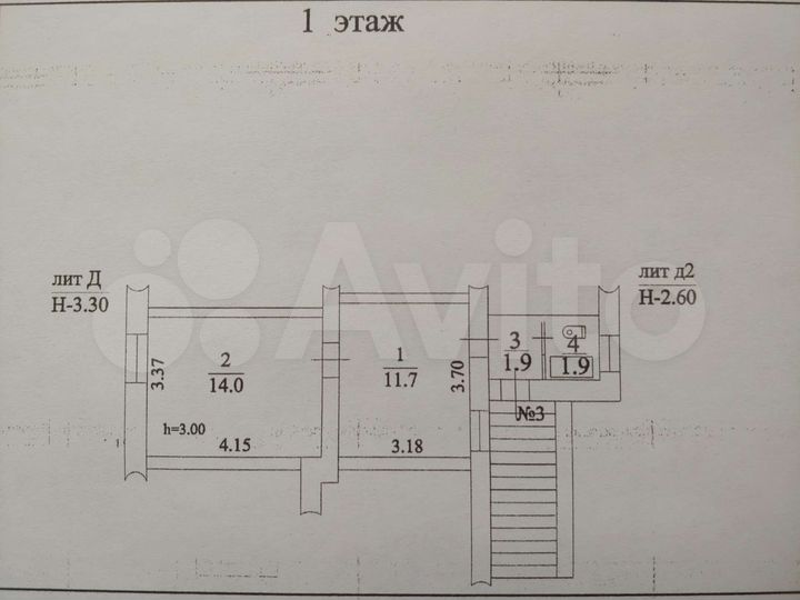 2-к. квартира, 33,9 м², 1/1 эт.