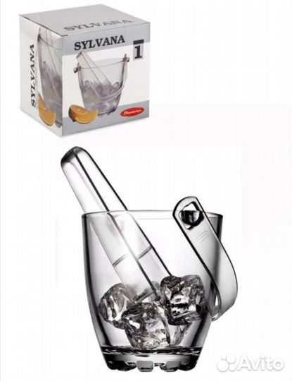 Ведро для льда с щипцами