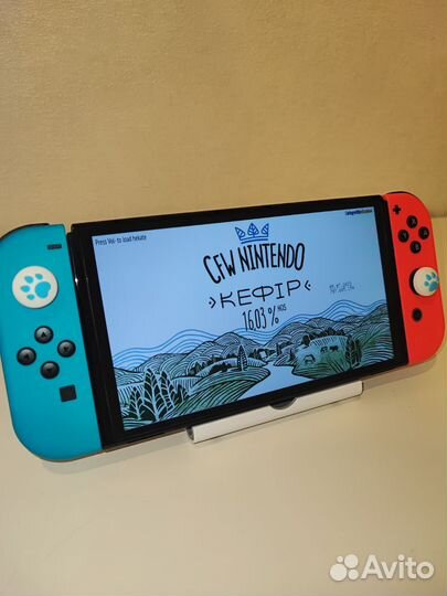 Новая Nintendo Switch Oled 256Gb чип hwfly Kefir
