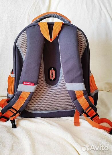 Рюкзак-ранец Grizzly каркасный для мальчика