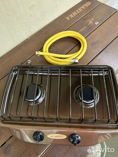 Газовая плита настольная Гефест-2, комплект