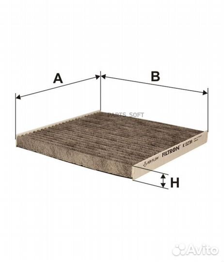 Filtron K1123A Фильтр салона toyota avensis,coroll