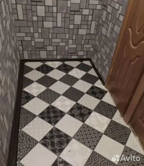 Линолеум Profi Strong Plus Chess 4 990D