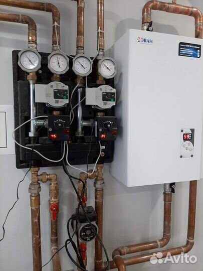 Монтаж систем отопления водоснабжения канализации