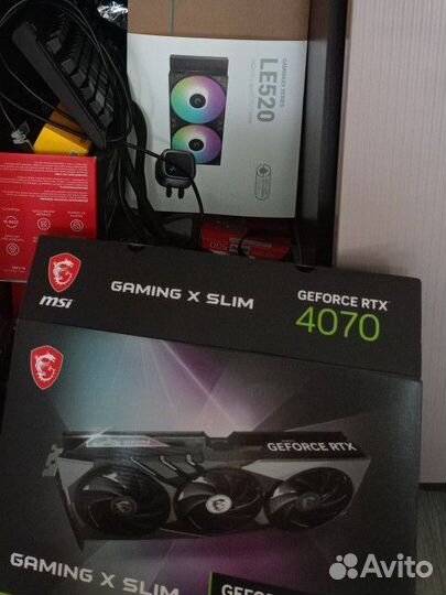 Видеокарта RTX 4070 gaming X 12GB slim MSI