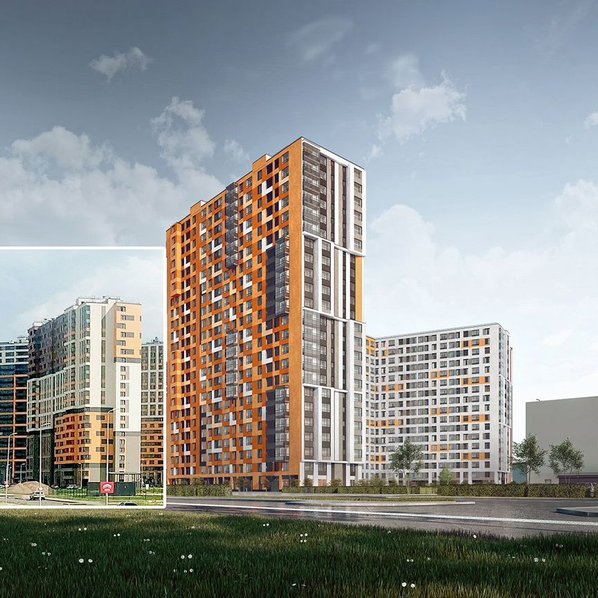 2-к. квартира, 61,6 м², 7/23 эт.