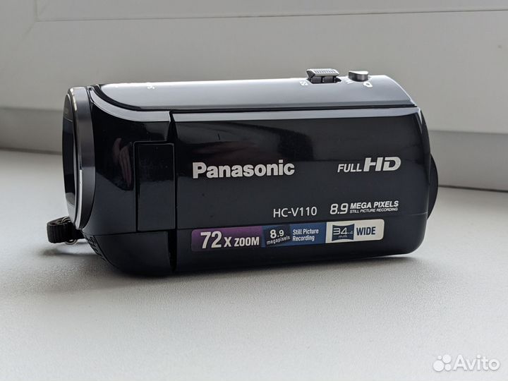 Видеокамера Panasonic HC-V110, Зумм х72