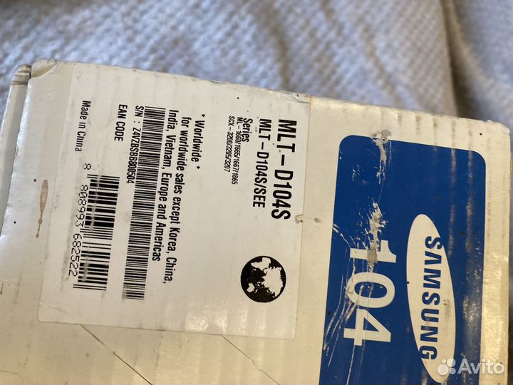 Картридж для принтера samsung