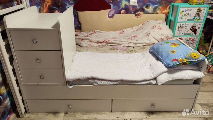 Детская кровать - трансформер Фея 1100