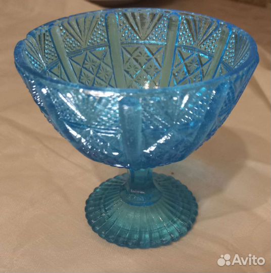 Сахарница Мальцев, купоросное стекло, каталог 157