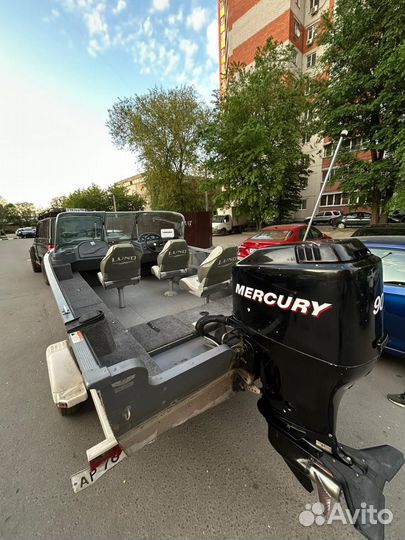 Продам катер lund 1775 с мотором mercury 90