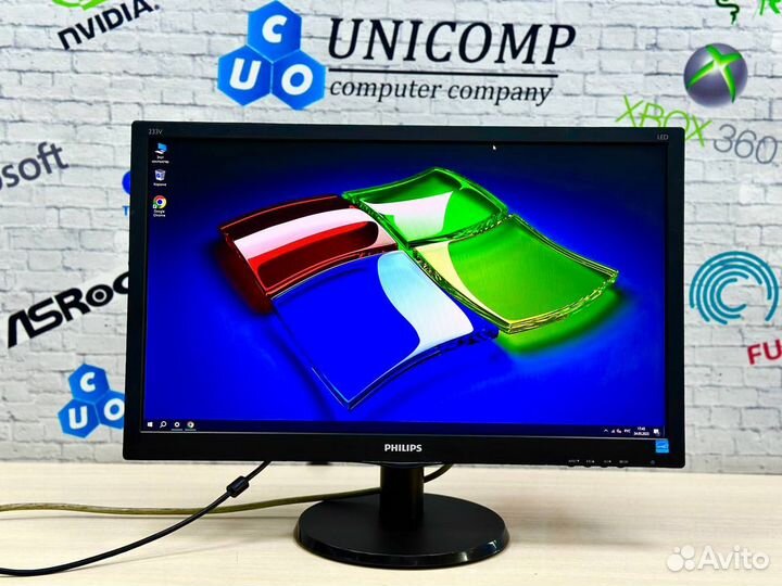 Монитор 23 Дюйма Philips 233V5L Full HD DVI-D,VGA