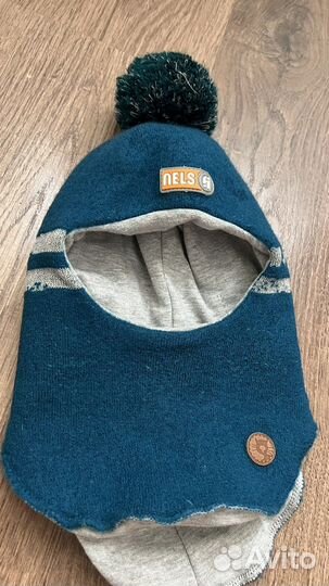 Шапка шлем для мальчика 50 52