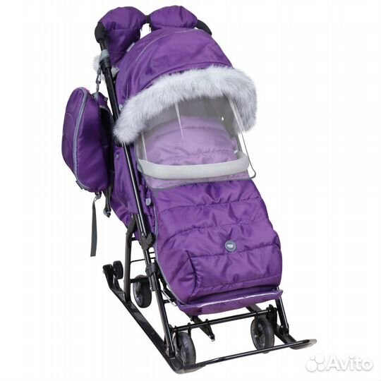 Санки коляска Ника 7-5 sк новинка + доставка