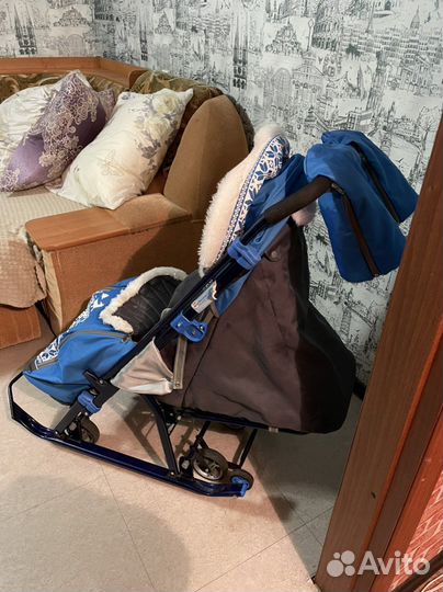 Коляска санки